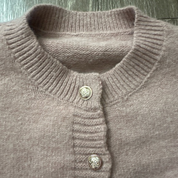 Button Crewneck Cardigan - Picture 3 of 3